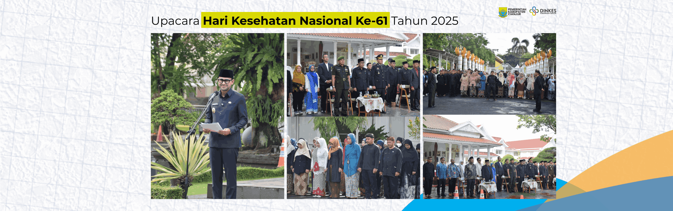 Upacara Peringatan Hari Kesehatan Nasional Ke-61